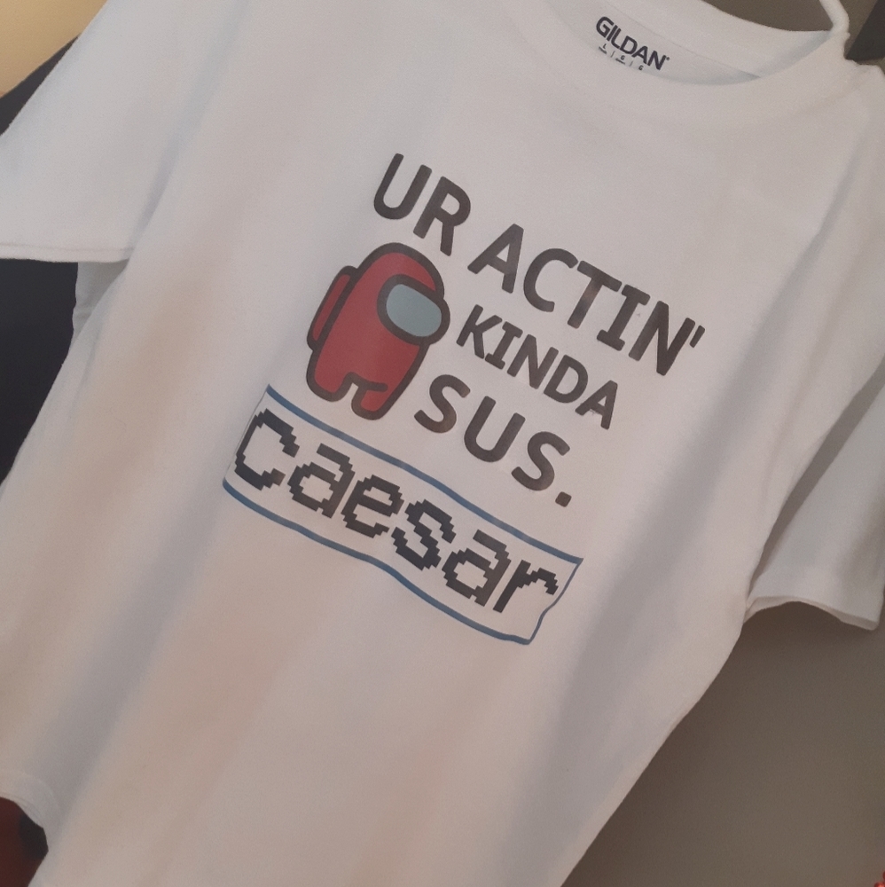 Personalized Custom Print Among Us Inspired Tshirt